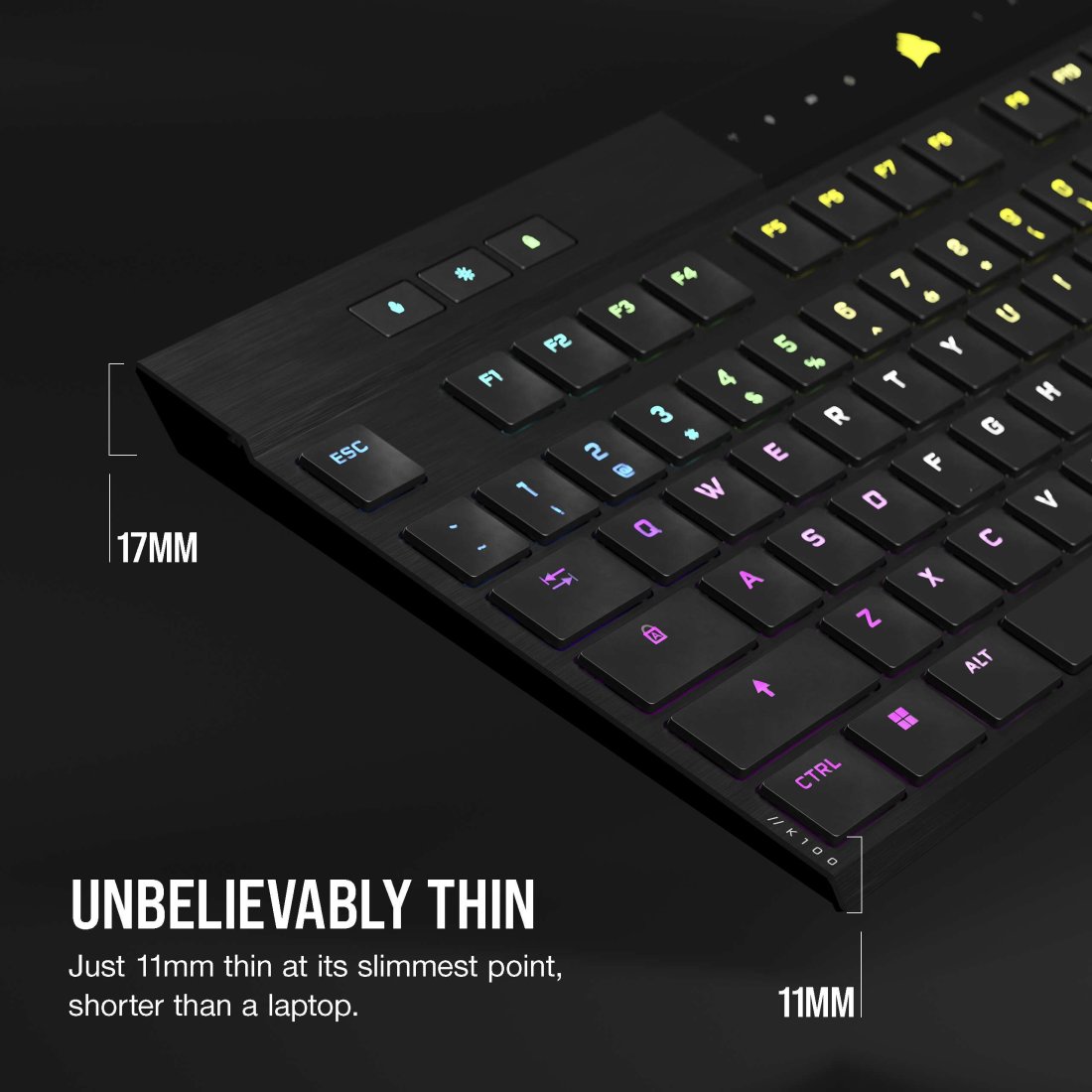 Corsair K100 Air Wireless Keyboard - Thumbnail 4