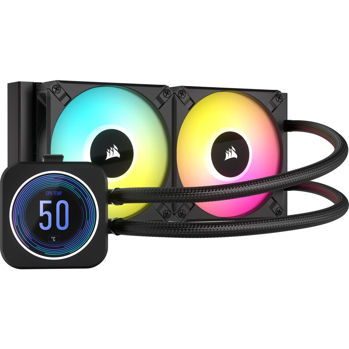 CORSAIR iCUE H100i ELITE LCD XT Display Liquid CPU Cooler