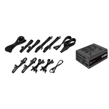 HXi Series™ HX1000i Fully Modular Ultra-Low Noise Platinum ATX 1000 Watt PC Power Supply (Refurbished)