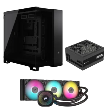 Pack boîtier 6500X, alimentation RM850x et refroidisseur pour processeur Titan 360