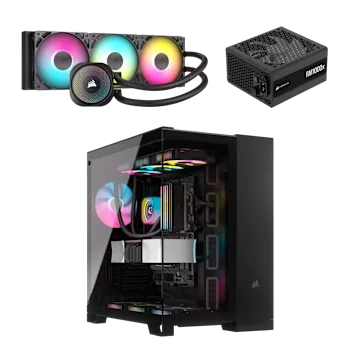 6500X RGB TG Black All-in-One Bundle