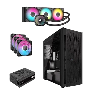 9000D Airflow TG Black All-in-One Bundle