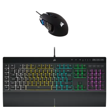Corsair MMO Gaming Bundle - K55 Pro Keyboard and Scimitar Pro Mouse