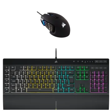Corsair MMO Gaming Bundle - K55 Pro Keyboard and Scimitar Pro Mouse