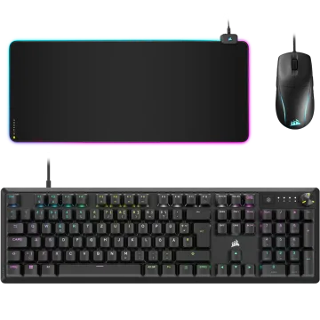Corsair RGB Gaming Collection - K70 Core Keyboard, M75 Wired Gaming Mouse, and MM700 RGB Mousepad