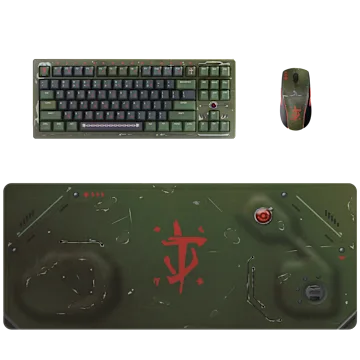DOOM™: The Dark Ages Keyboard, Desk Mat, and Mouse Bundle