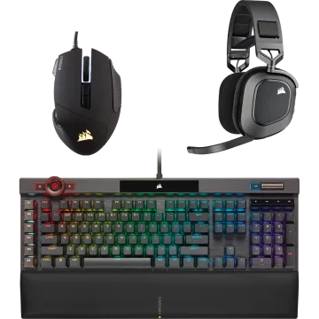 K100 OPX Keyboard + SCIMITAR ELITE Mouse + HS80 WIRELESS Headset