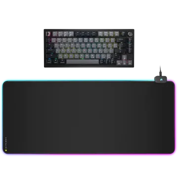 Corsair K65 Plus Wireless Keyboard and MM700 RGB Mousepad Bundle