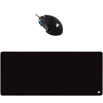 Corsair Scimitar Elite and MM350 Pro Extended XL Mousepad