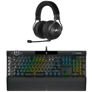 Corsair Premium Gaming Bundle - Virtuoso XT Headset and K100 OPX Keyboard (DE)