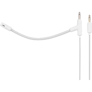 VIRTUOSO PRO 3.5mm cable with Boom Mic V2, White
