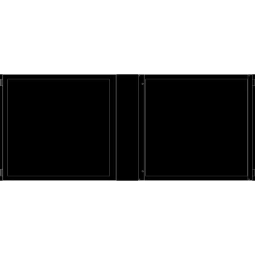 iCUE 5000T Left Tempered Glass Panel, Black