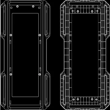iCUE 5000T Front Bezel, White