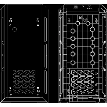 iCUE 5000T Bottom Bezel, White