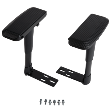 T1 RACE 4D Armrests, Black