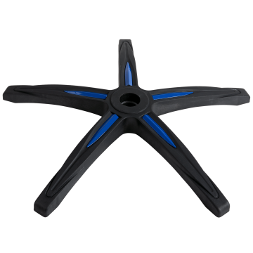 T1 RACE 5-Point Base, Black with Blue Trim