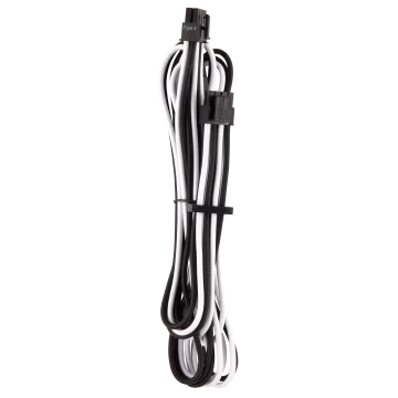 Premium Individually Sleeved EPS12V/ATX12V Cables Type 4 Gen 4 – White/Black
