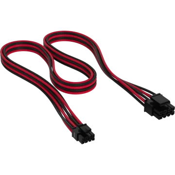 Premium Individually Sleeved EPS12V Cable Type 5 Gen 5, Red/Black