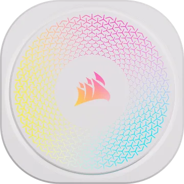 iCUE LINK TITAN RX RGB Pump Cap Kit, White