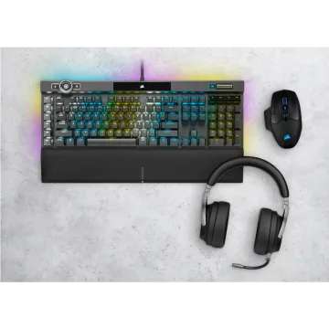 VIRTUOSO Headset + DARK CORE PRO Mouse + K100 Keyboard Bundle