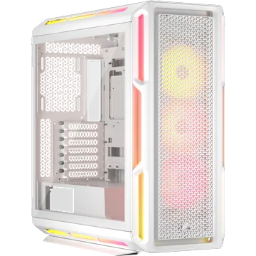 iCUE LINK 5000T LX RGB Mid-Tower-PC-Gehäuse für hohe Leistung – Weiß