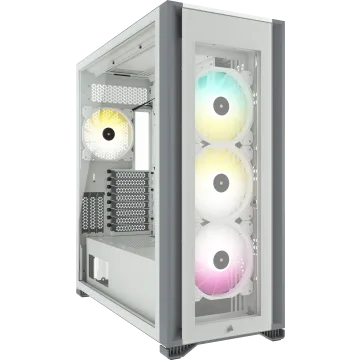 iCUE 7000X RGB Tempered Glass Full-Tower ATX PC Case — White