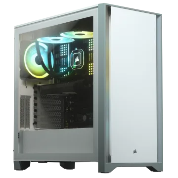 4000D Tempered Glass Mid-Tower ATX Case — White