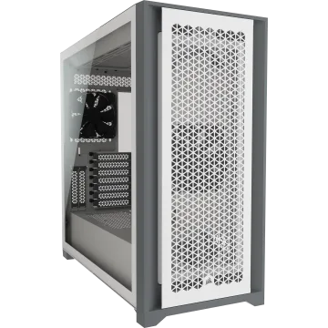 5000D AIRFLOW Tempered Glass Mid-Tower ATX PC Case — White