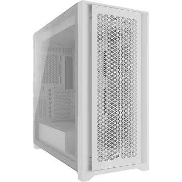 5000D CORE AIRFLOW Mid-Tower ATX PC Case — White