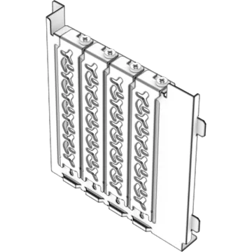 9000D/1000D Replacement Expansion Slot Vertical Mount Adapter, White