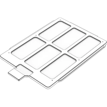 9000D Replacement PSU Dust Filter, White