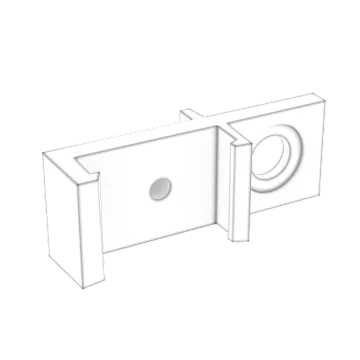 FRAME 4000D Replacement InfiniRail Fan Mounts (12pcs), White