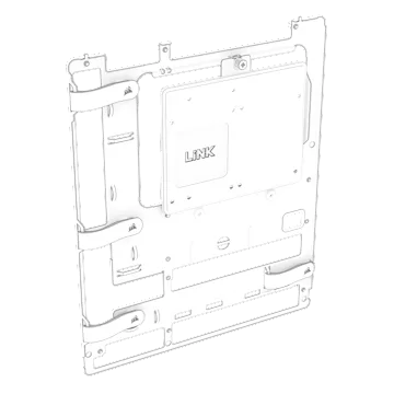 FRAME Motherboard, Standard (4000D) Steel ATX, White