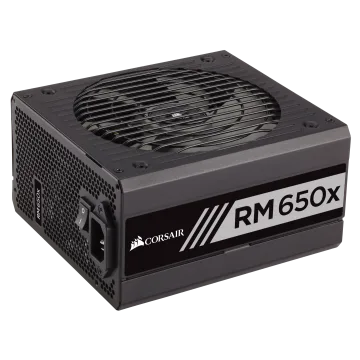 RMx Series™ RM650x — 650 Watt 80 PLUS® Gold Certified Fully Modular PSU (NA) (Refurbished)