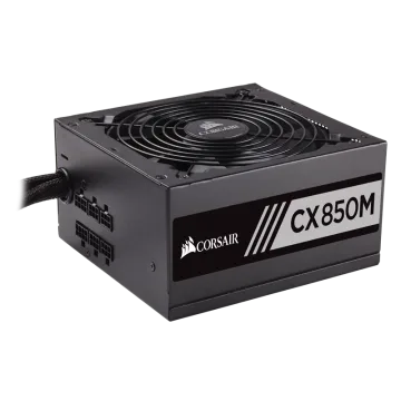 CX Series™ Modular CX850M ATX Power Supply — 850 Watt 80 PLUS® Bronze Certified Modular PSU (NA) (Refurbished)