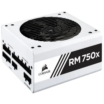 RMx White Series™ RM750x — 750 Watt 80 PLUS® Gold Certified Fully Modular PSU (EU) (Refurbished)