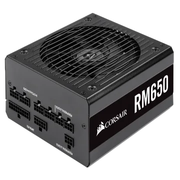 RM Series™ RM650 — 650 Watt 80 PLUS® Gold Certified Fully Modular PSU (Refurbished)