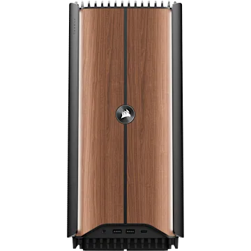 CORSAIR ONE i500 PC - Wood Dark: Liquid Cooled Intel Core i9-14900F, GeForce RTX 4070 Super, 1TB M.2 SSD, 32GB DDR5, Win11 Home