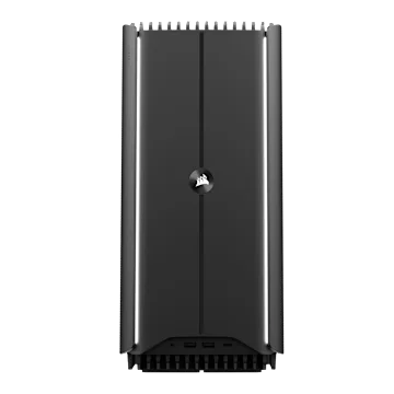 CORSAIR ONE i600 PC – Metal Dark: Liquid Cooled Intel Core Ultra 9 285K and GeForce RTX 5080, 64GB DDR5, 4TB (2TB/2TB) M.2 SSD, Win11 Home