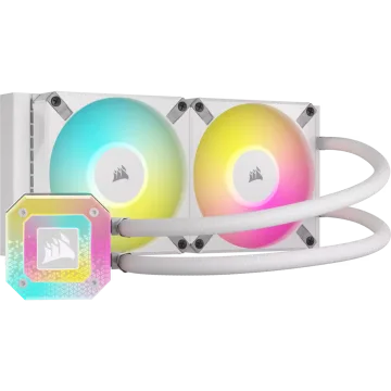 iCUE H100i ELITE CAPELLIX XT Liquid CPU Cooler, White