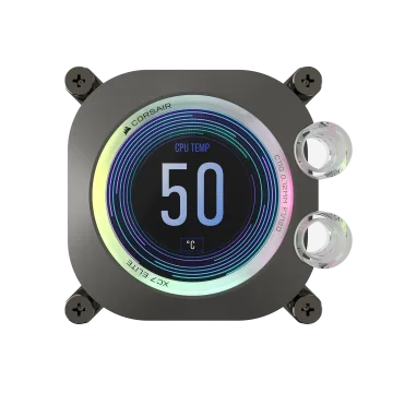 iCUE XC7 RGB ELITE LCD CPU Water Block - Stealth Gray