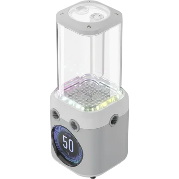 iCUE LINK XD5 RGB ELITE LCD Pump/Reservoir Combo, White