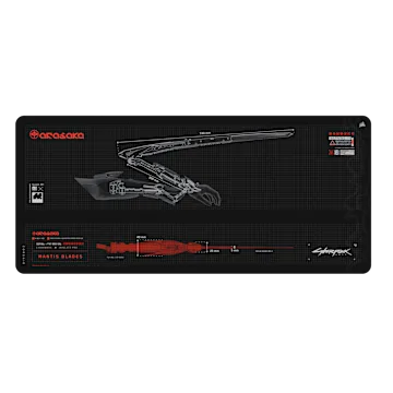 MM300 2XL Anti-Fray Cloth Gaming Mouse Pad – Cyberpunk 2077: Arasaka Edition