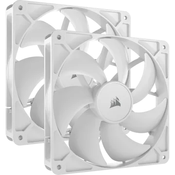 RS140 140mm PWM Fans - Dual Pack - White