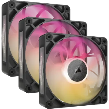 iCUE LINK RX120 MAX RGB 120mm PWM Thick Fans Starter Kit