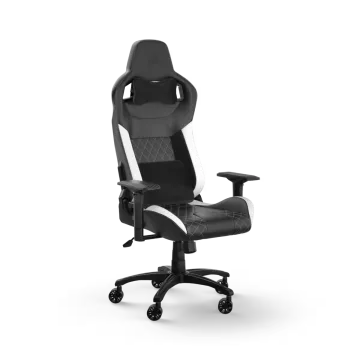 T1 RACE Gaming Chair - Black/White