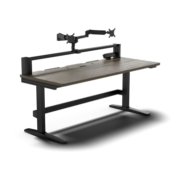 Platform:6 Elevate Desk - Wood, Dark Walnut Stain