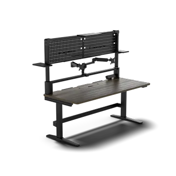 Platform:6 Creator Edition Desk - Wood, Dark Walnut Stain (UK)