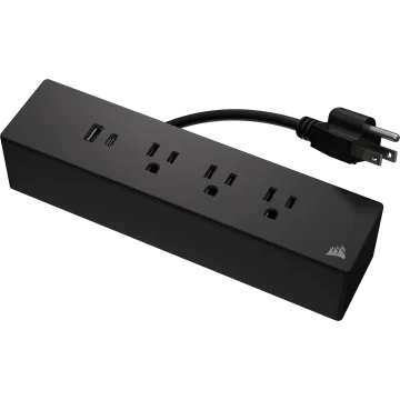 Platform Series - Multiprise 3 ports sur bureau et matériel de montage