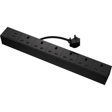 Platform Series Six-Port Power Strip (UK)
